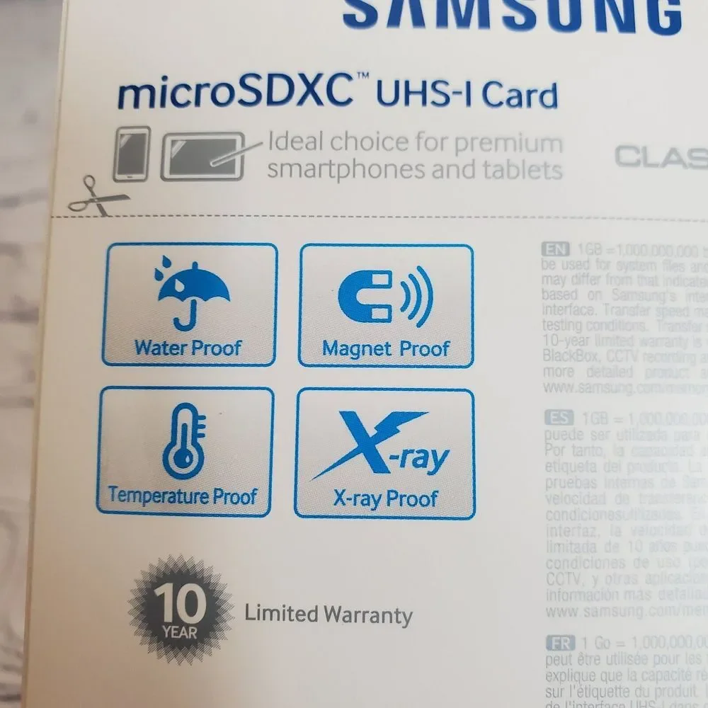 NEW Samsung 128 GB EVO Sealed Package MicroSDXC‎ UHS-I Card Memory Card
